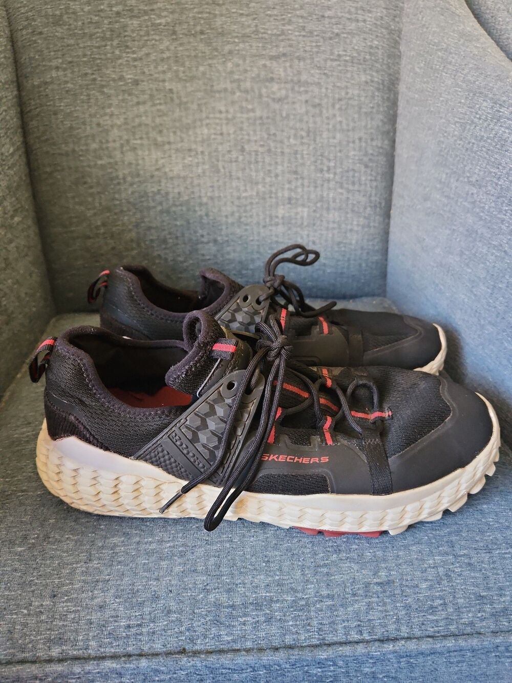Skechers Monsters Men's Black & Red Sneakers Size 13